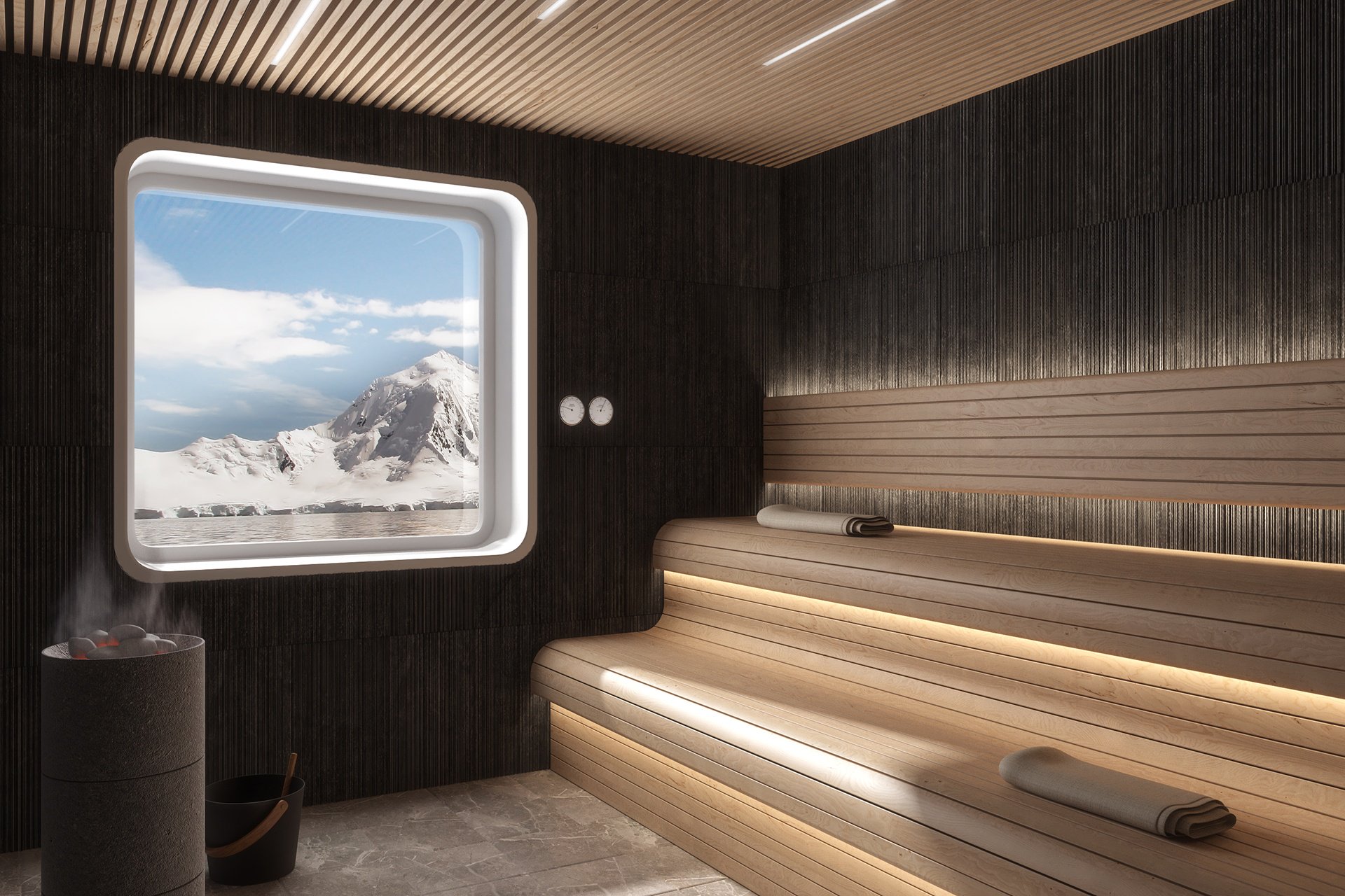 Crystal Cruises - Crystal Endeavor - RENDERING Crystal Life Sauna.jpg